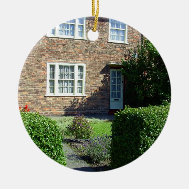 Adorno De Cerámica Hogar de la niñez de Paul McCartney (Frente)