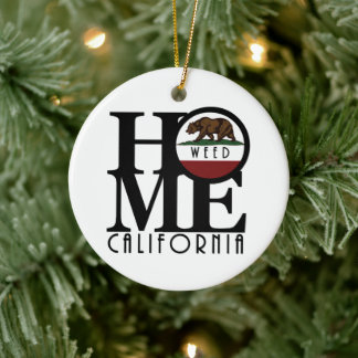Adorno De Cerámica HOGAR Marihuana California