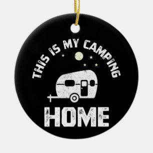 Adorno De Cerámica Hogar móvil del camping Trailer Camper