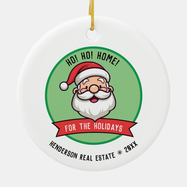 Adorno De Cerámica Hogar para los Navidades de vacaciones (Atrás)