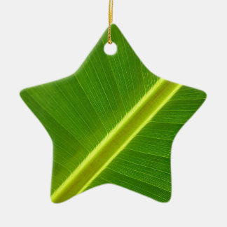 Adorno De Cerámica Hoja de árbol de plátano