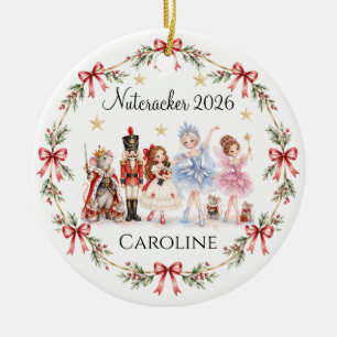 Adorno de cerámica Hojuela de Nieve Cascanueces