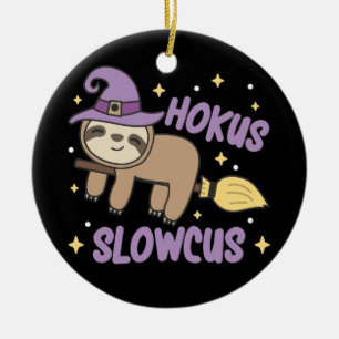 Adorno De Cerámica Hokus Slowcus - Fault Witch Halloween Costume Cera