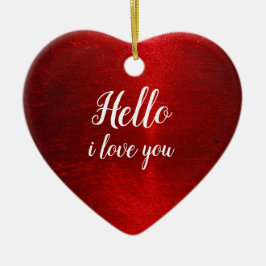 Adorno De Cerámica hola te quiero