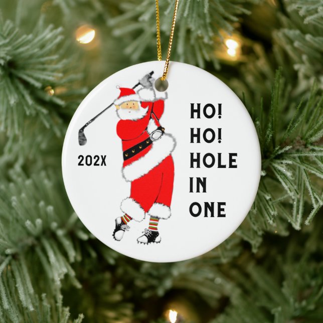 Adorno De Cerámica Hole-in-one Collectible. (Árbol)