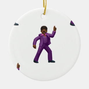 Adorno De Cerámica Hombre bailando de emoji