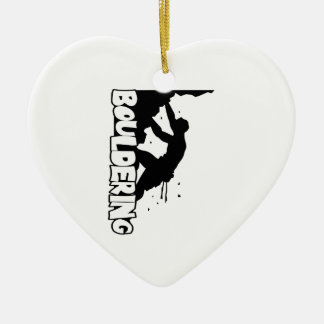 Adorno De Cerámica Hombres de Bouldering_Print