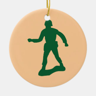 Adorno De Cerámica Hombres del Ejército Verde