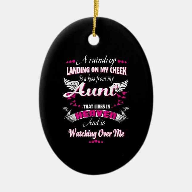 Adorno De Cerámica Hombres Mujeres Pierden La Tía En El Memorial Amad (Frente)