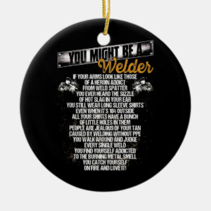 Adorno De Cerámica Hombres, podrías ser un Metalizado huele divertid