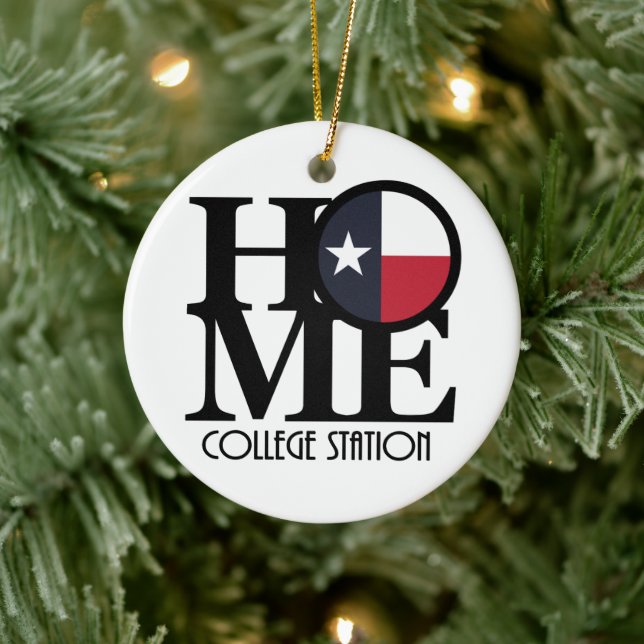 Adorno De Cerámica HOME College Station (Árbol)