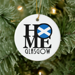 Adorno De Cerámica HOME Glasgow Scotland