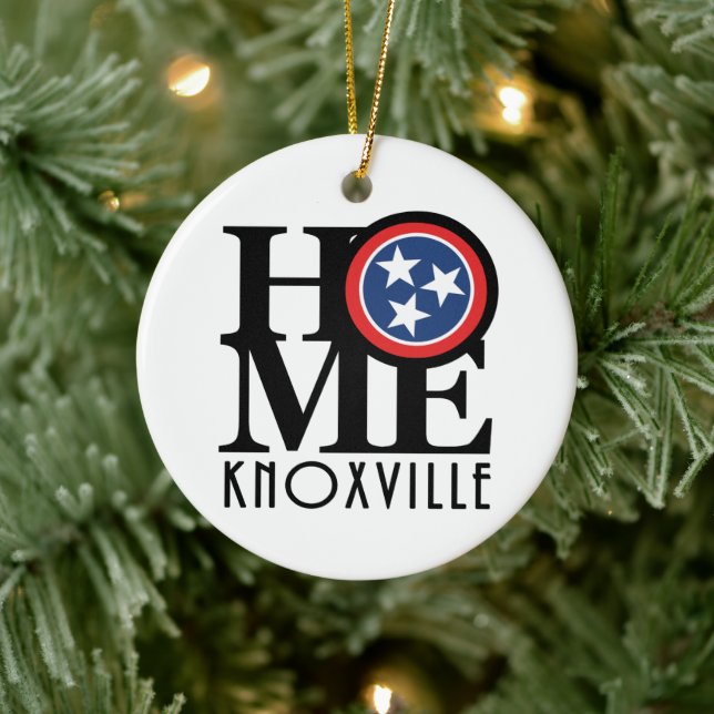 Adorno De Cerámica HOME Knoxville Tennessee (Árbol)