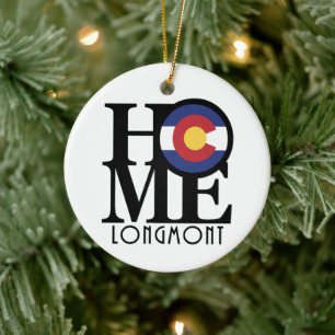 Adorno De Cerámica HOME Longmont