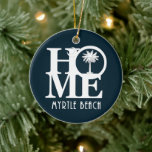 Adorno De Cerámica HOME Myrtle Beach South Carolina<br><div class="desc">Por amor a HOME Myrtle Beach,  Carolina del Sur</div>