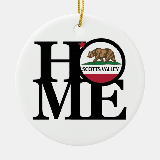 Adorno De Cerámica HOME Scotts Valley CA (Frente)