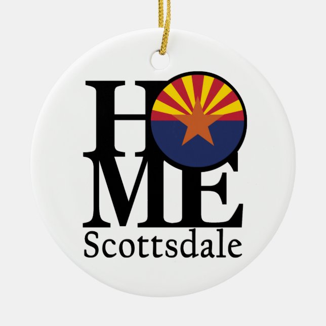 Adorno De Cerámica HOME Scottsdale AZ (Frente)