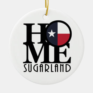 Adorno De Cerámica HOME Sugarland Texas