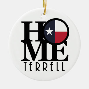 Adorno De Cerámica HOME Terrell Texas