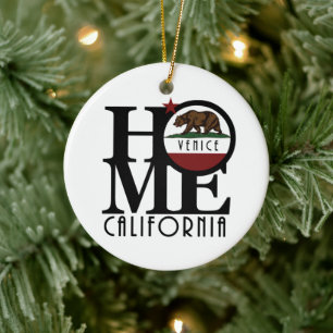 Adorno De Cerámica HOME Venice California