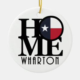 Adorno De Cerámica HOME Wharton Texas