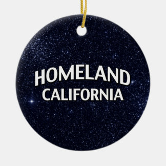 Adorno De Cerámica Homeland California