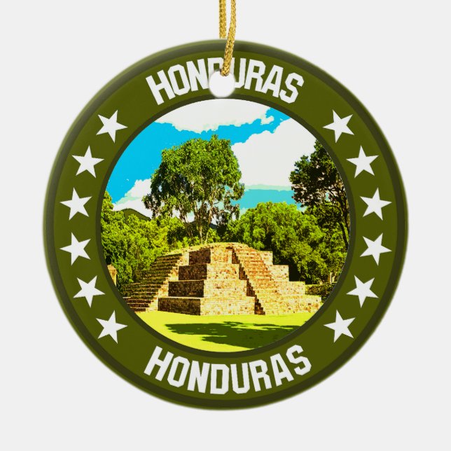 Adorno De Cerámica Honduras (Frente)