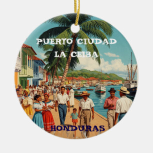 Adorno De Cerámica Honduras Recuerdos de Nuestros Viajes