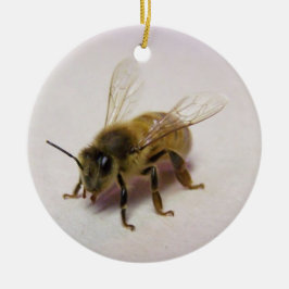 Adorno De Cerámica Honey Bee Ornament