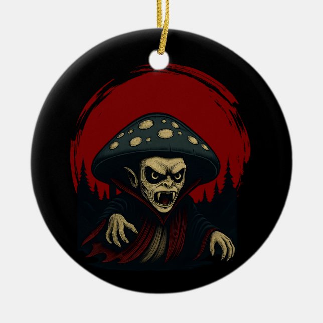 Adorno De Cerámica Hongos Didentales MicoVamp (Frente)