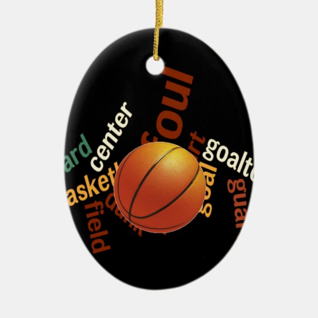 Adorno De Cerámica Hoops Basketball Sport Fanatics.jpg (Frente)