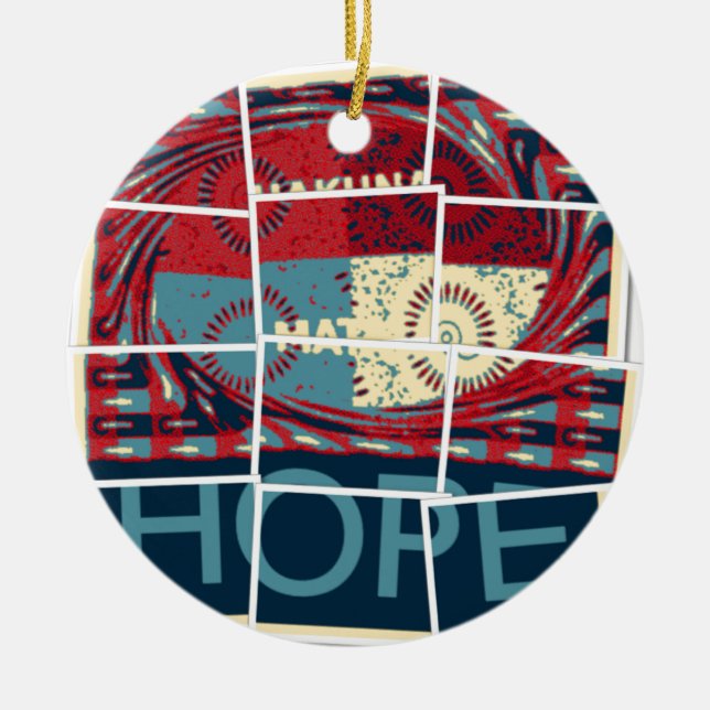 Adorno De Cerámica Hope Hakuna Matata (Frente)