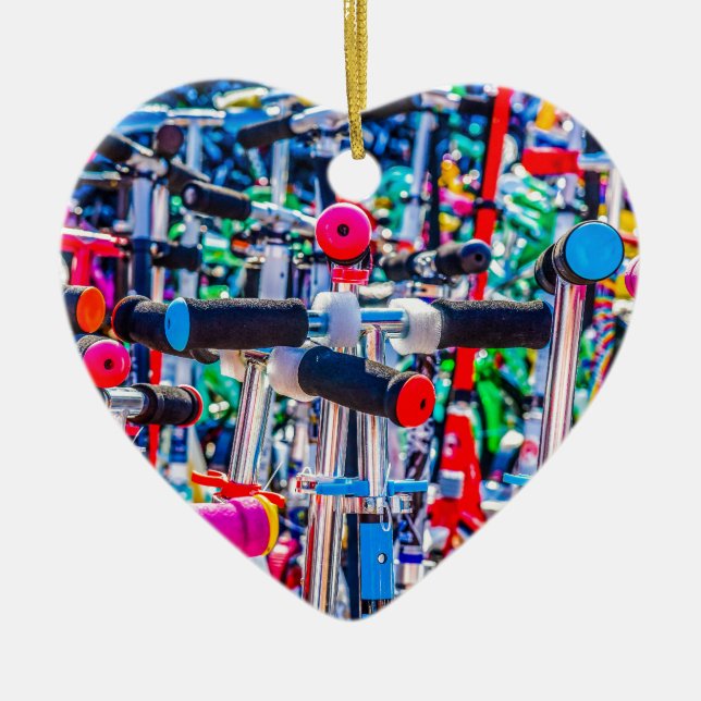 Adorno De Cerámica Hora De Comprar Un Scooter (Frente)