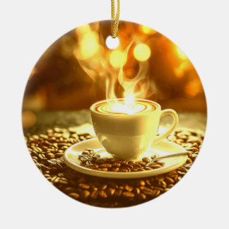 Adorno De Cerámica Hora del café