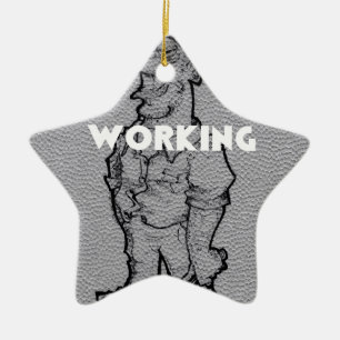 Adorno De Cerámica Horas extra de trabajo