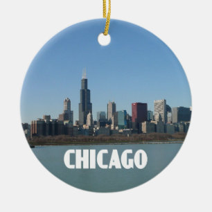 Adorno De Cerámica Horizonte de Chicago