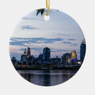Adorno De Cerámica Horizonte de Cincinnati