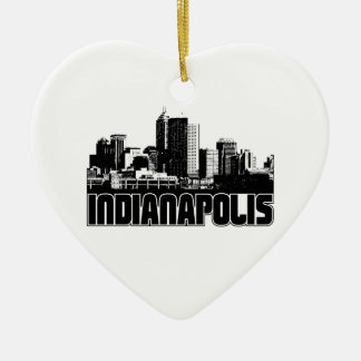 Adorno De Cerámica Horizonte de Indianapolis