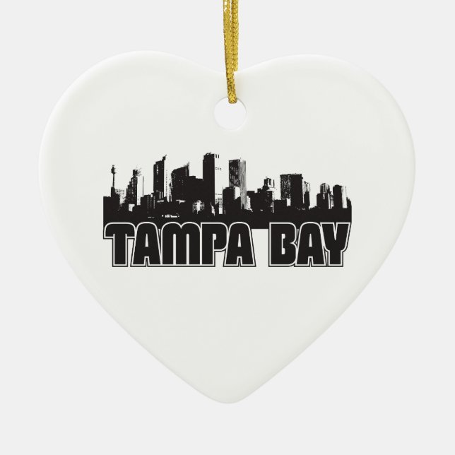 Adorno De Cerámica Horizonte de Tampa Bay (Frente)