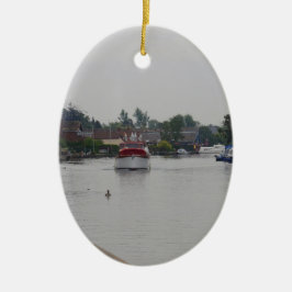 Adorno De Cerámica Horning en el río Bure