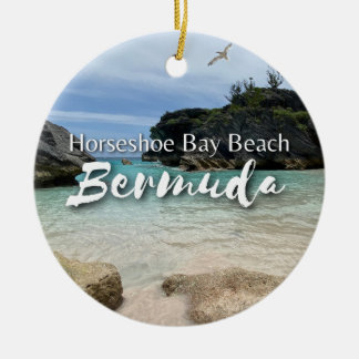 Adorno De Cerámica Horseshoe Bay Beach Bermuda