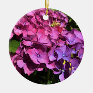 Adorno De Cerámica Hortensias