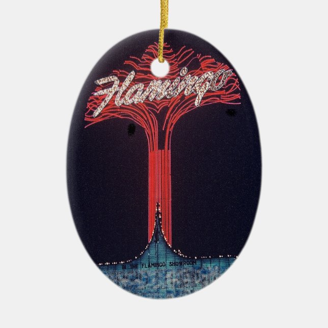 Adorno De Cerámica Hotel Flamingo de Las Vegas (Frente)