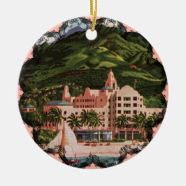 Adorno De Cerámica Hotel Royal Hawaiian