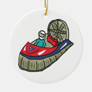 Adorno De Cerámica Hovercraft