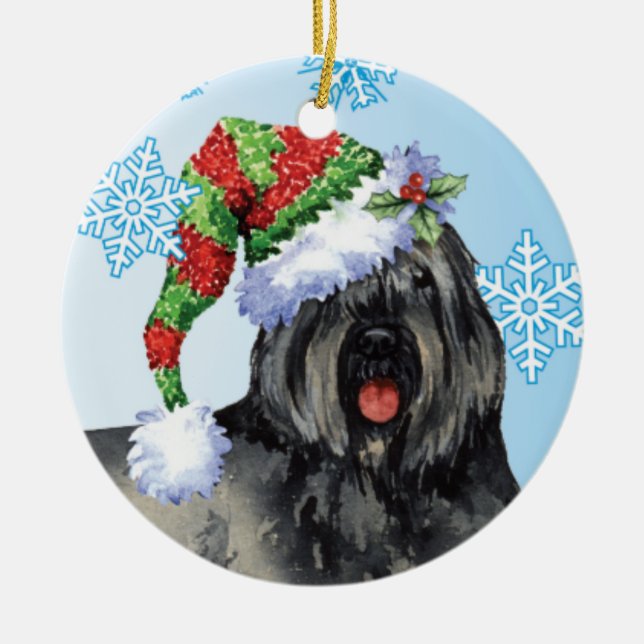 Adorno De Cerámica Howliday feliz Bouvier (Frente)
