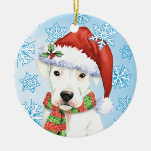 Adorno De Cerámica Howliday feliz Dogo