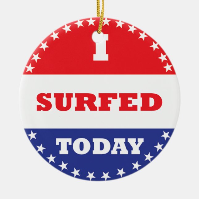 Adorno De Cerámica Hoy He navegado (Frente)