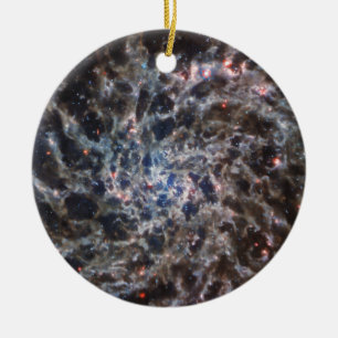 Adorno De Cerámica Huesos de Galaxy IC5332 de JWST