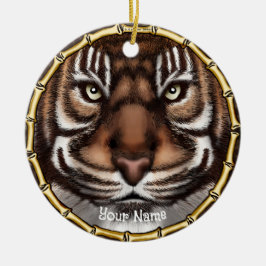 Adorno De Cerámica Huesos de tigre